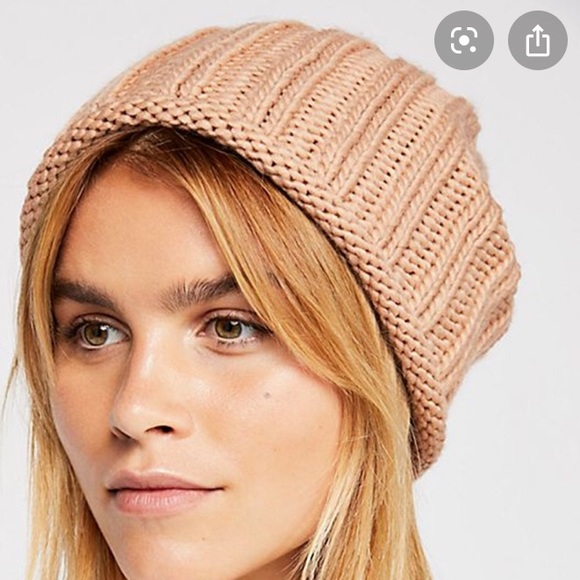 Free People - Rory Rib Beanie in Rose - Picture 5 of 7